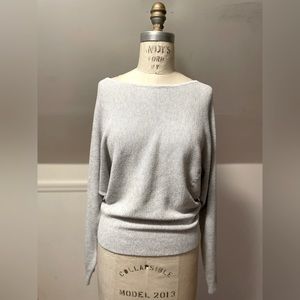 Cyrus grey knit long sleeve tunic